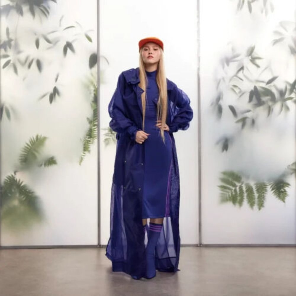 SOLD OUT  Adidas Beyoncé Ivy Park Legacy Indigo Park Trail Organza Jacket IK9437